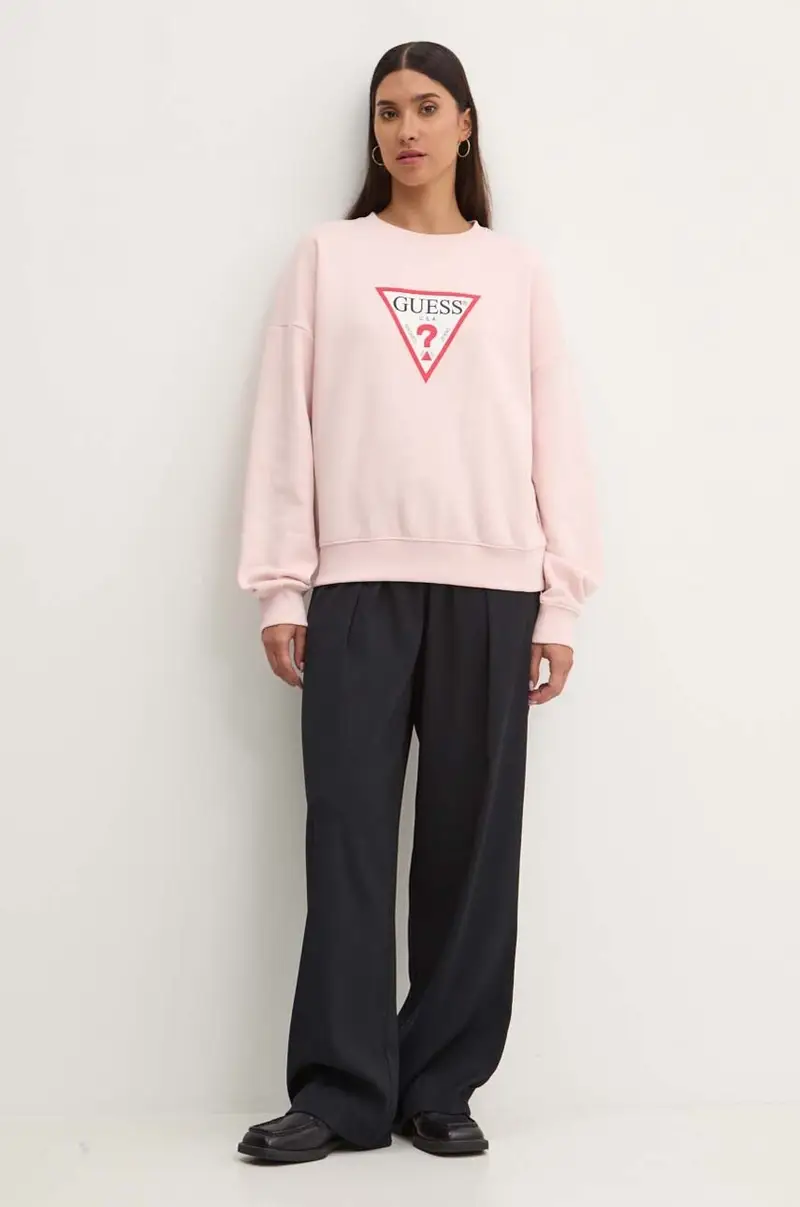 felpa donna colore rosa W4YQ00 KC811 miniatura 2