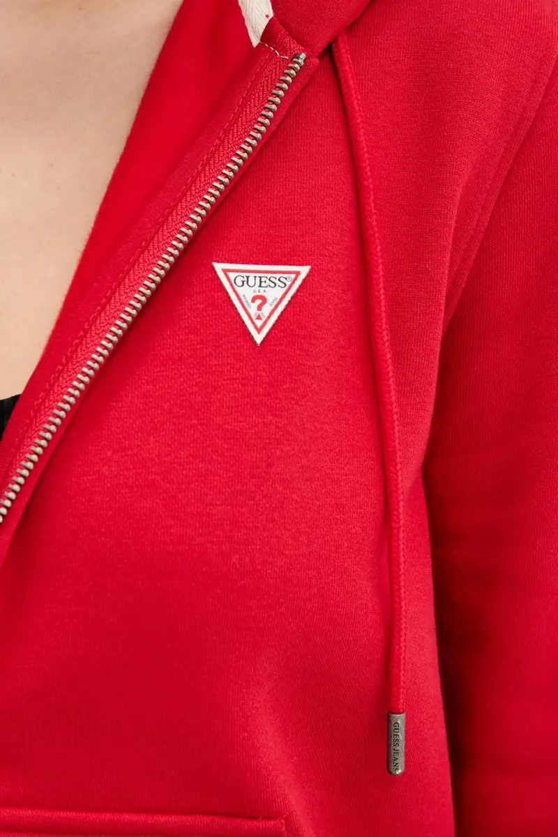 felpa donna colore rosso con cappuccio W4YQ03 KC811 miniatura 5