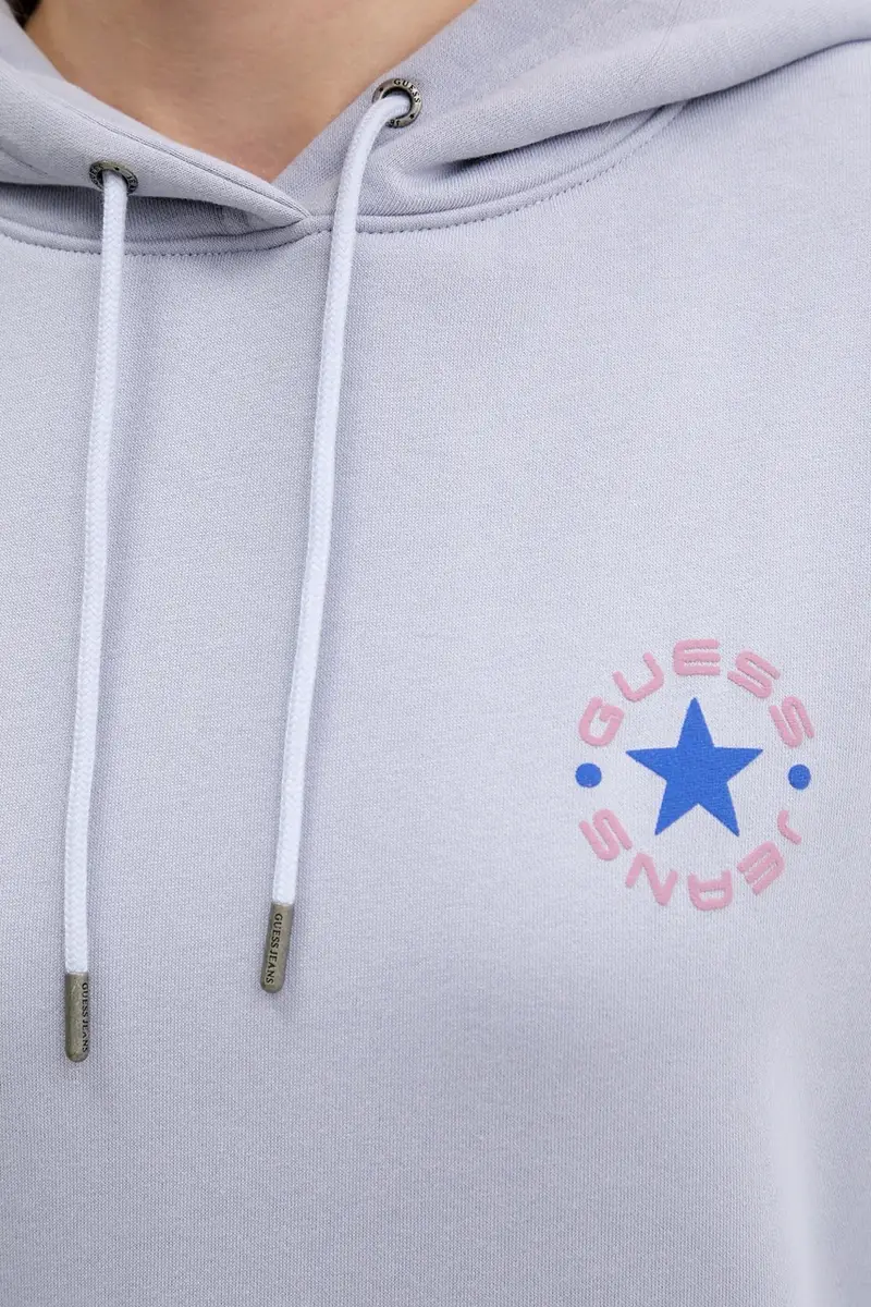 felpa donna colore violetto con cappuccio W5BQ24 KC811 miniatura 5