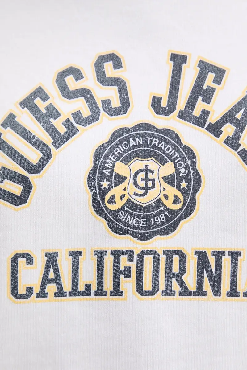 felpa in cotone donna colore bianco con cappuccio W5RQ29 K68I4 miniatura 5