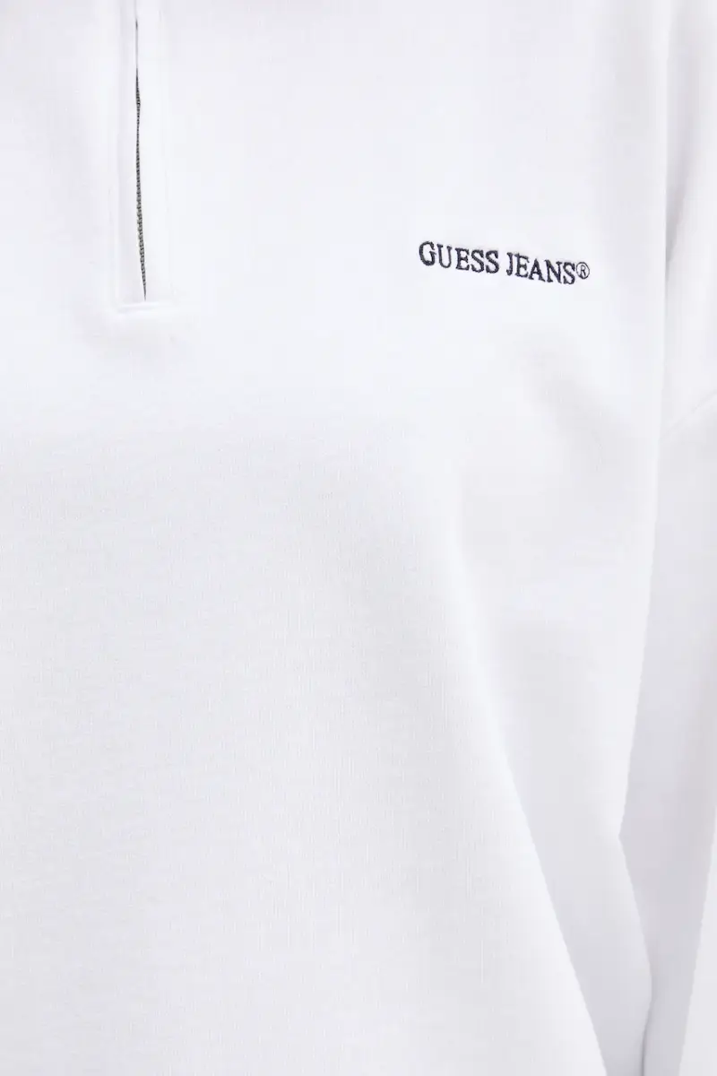 felpa in cotone donna colore bianco W5YQ09 K68I4 miniatura 5