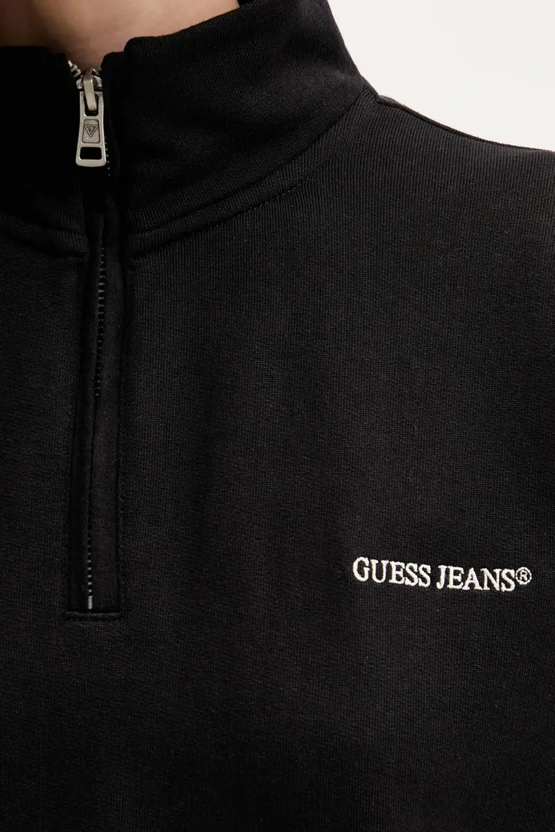 felpa in cotone donna colore nero W5YQ09 K68I4 miniatura 5