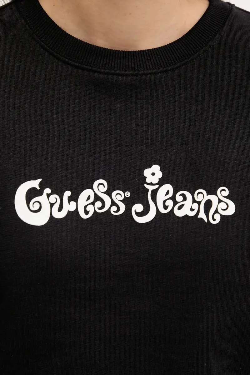 felpa in cotone donna colore nero W5YQ15 K68I4 miniatura 5