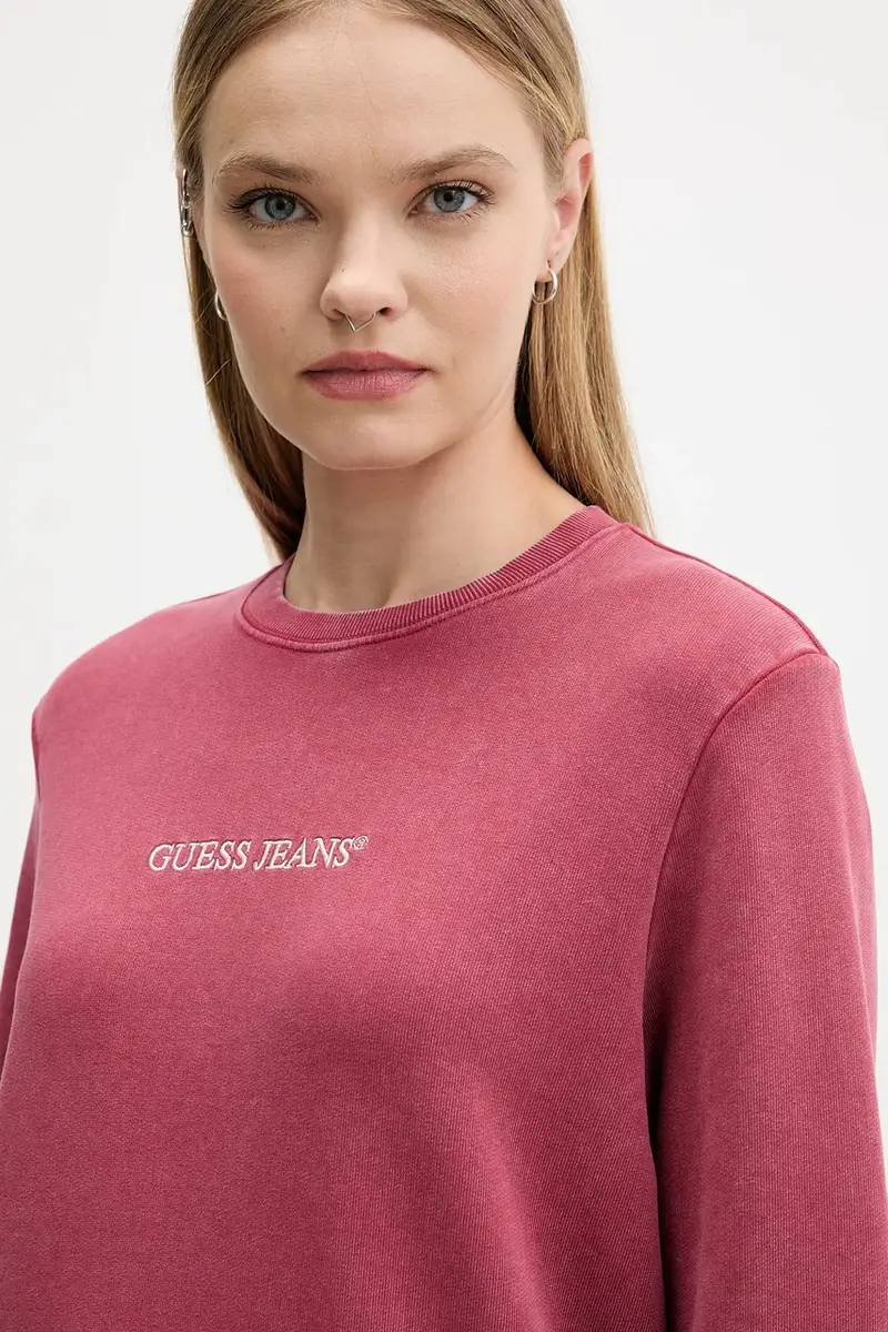 felpa in cotone donna colore rosa W5BQ17 KCPR1 miniatura 4