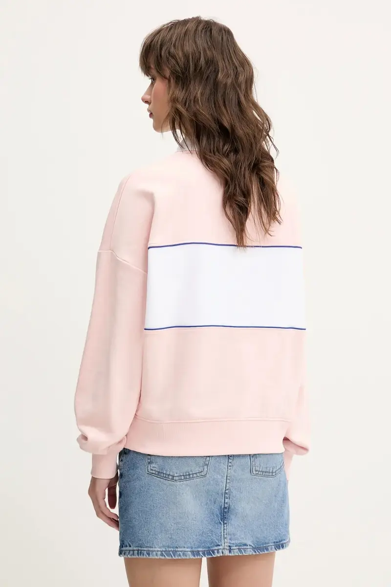 felpa in cotone donna colore rosa W5GQ17 K68I4 miniatura 3