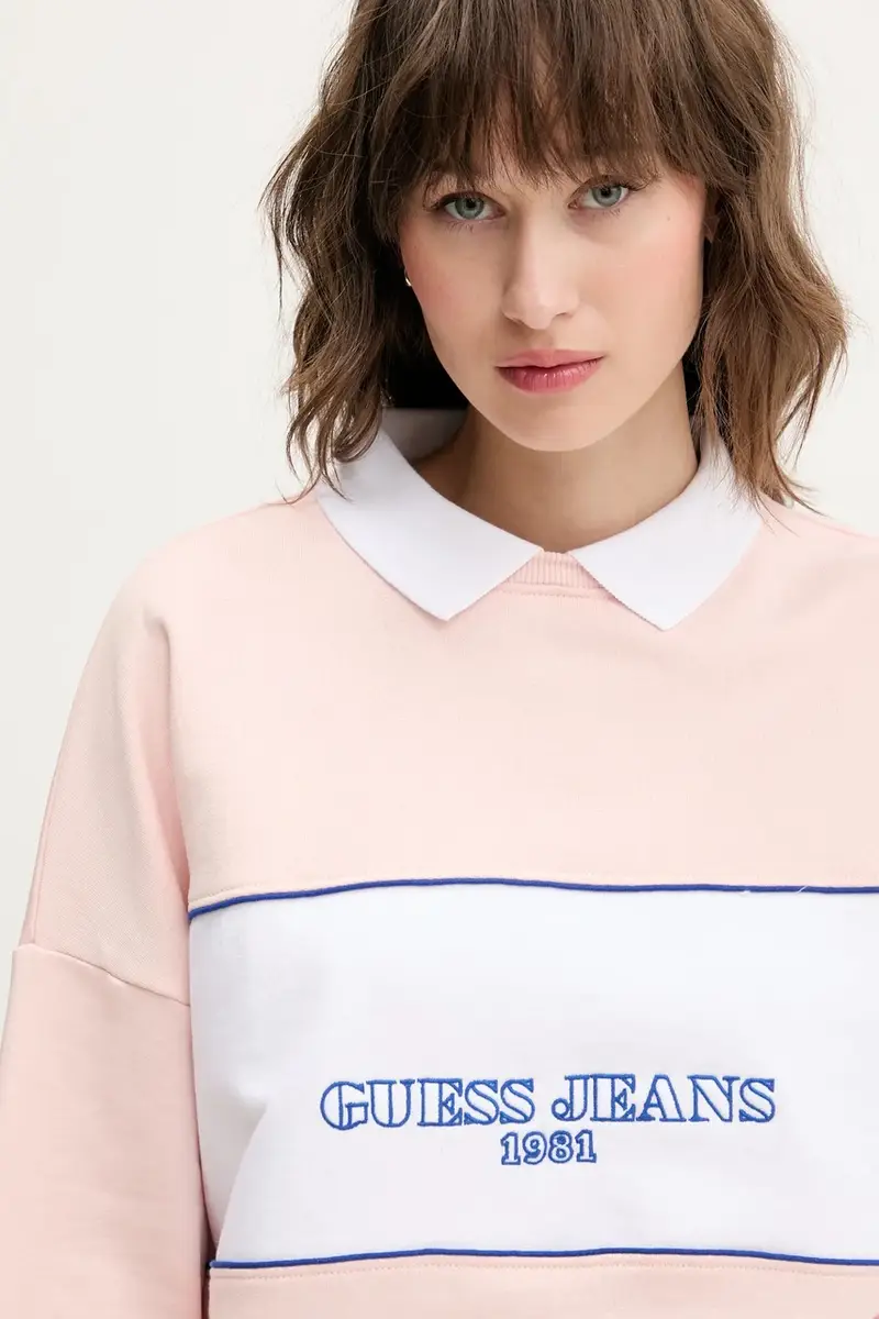 felpa in cotone donna colore rosa W5GQ17 K68I4 miniatura 4