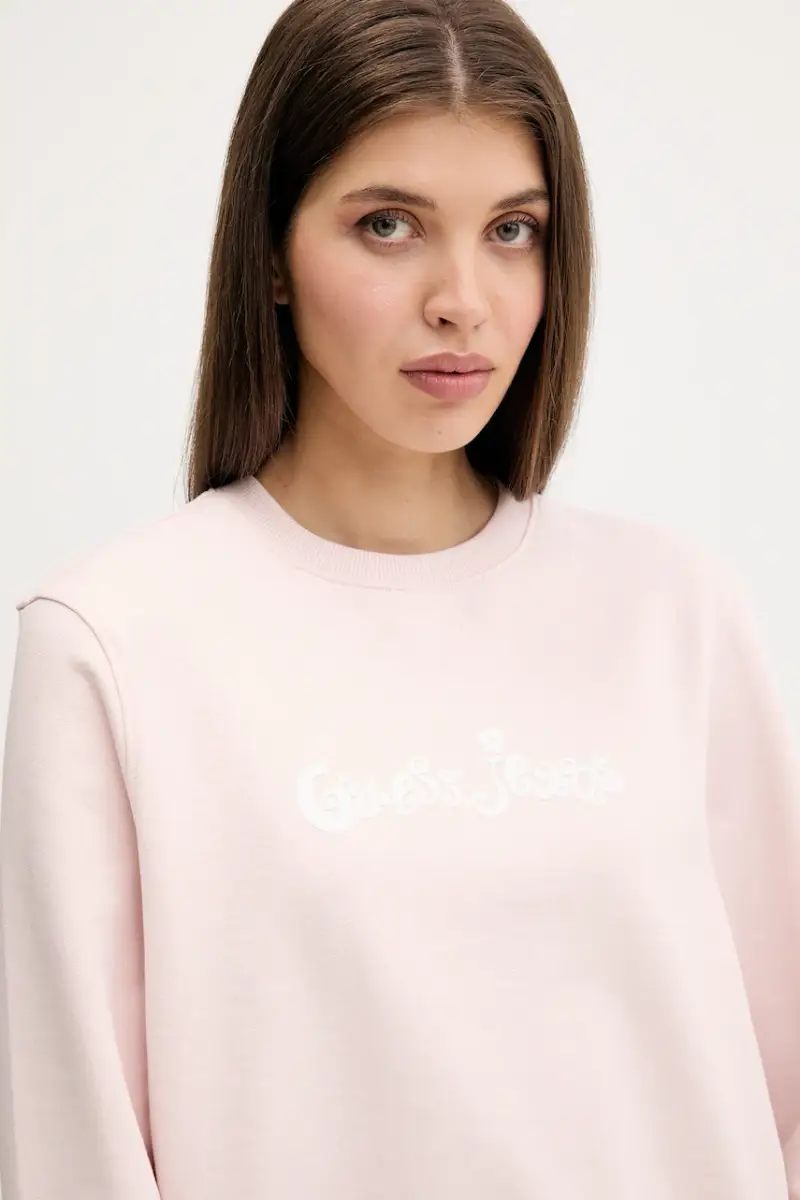 felpa in cotone donna colore rosa W5YQ15 K68I4 miniatura 4