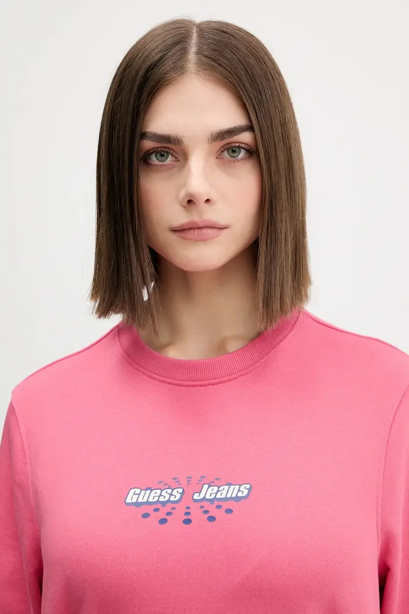 felpa in cotone donna colore rosa W5YQ23 K68I4 miniatura 4