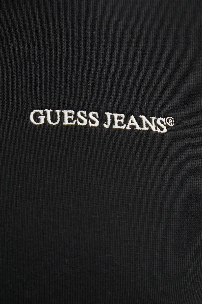 felpa in cotone uomo colore nero con applicazione M5RQ43 KCPR1 miniatura 5