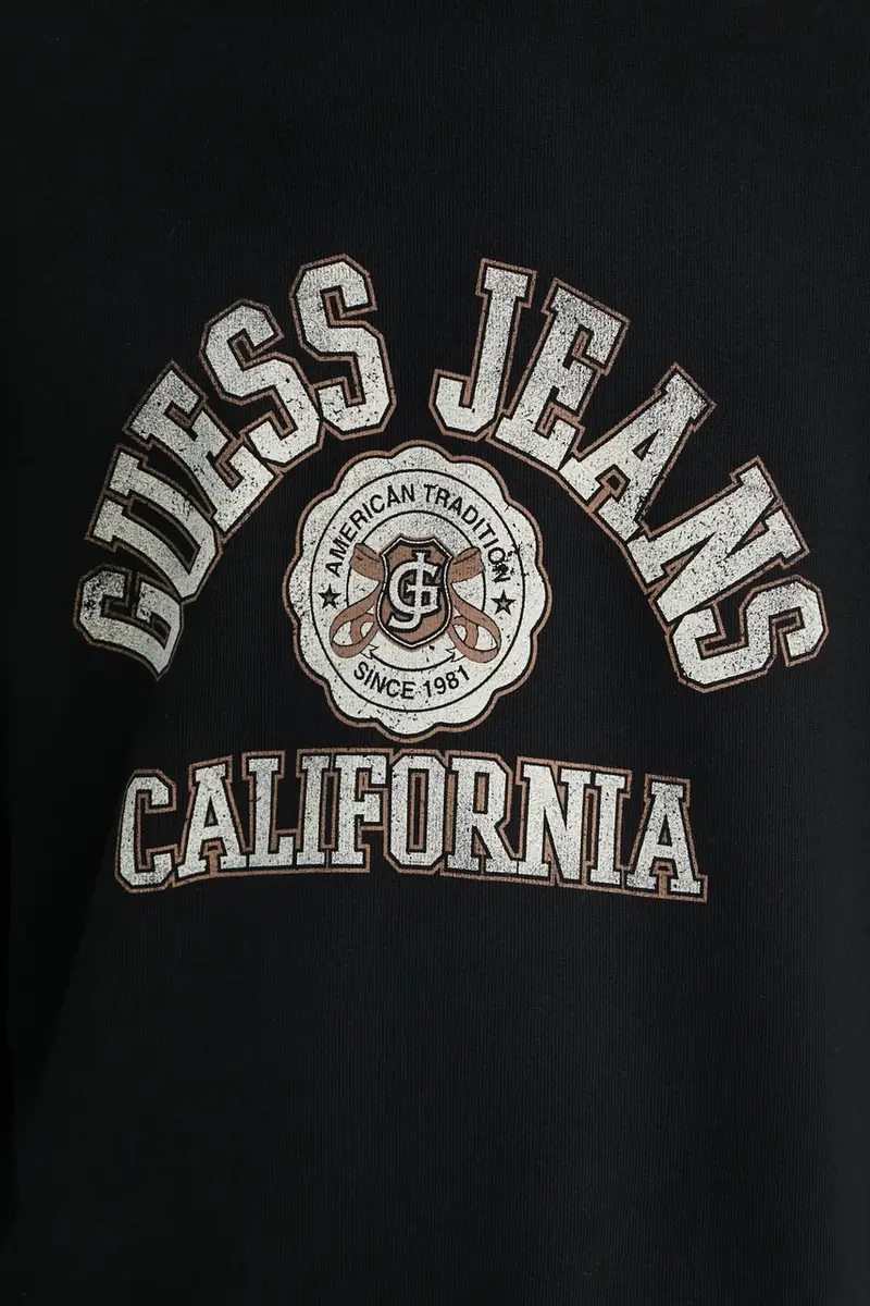 felpa in cotone uomo colore nero M5RQ40 KCPR1 miniatura 5