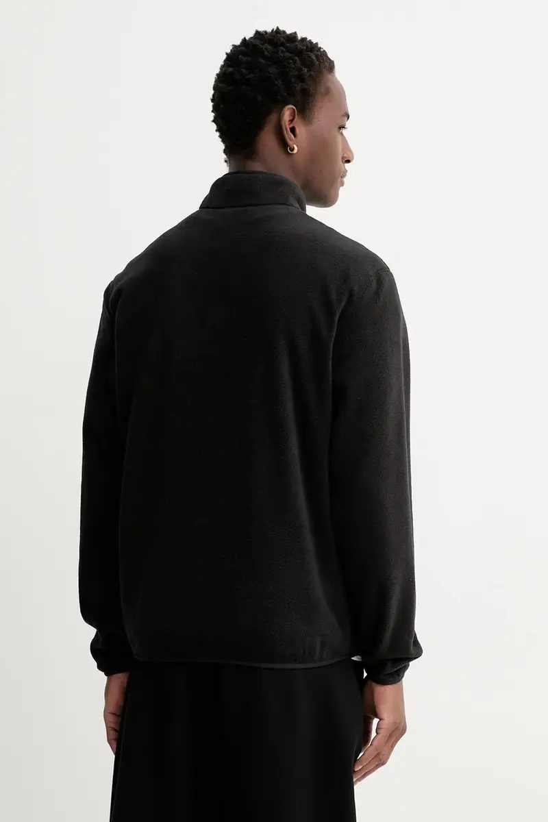 felpa in pile uomo colore nero M5BQ03 K0502 miniatura 3