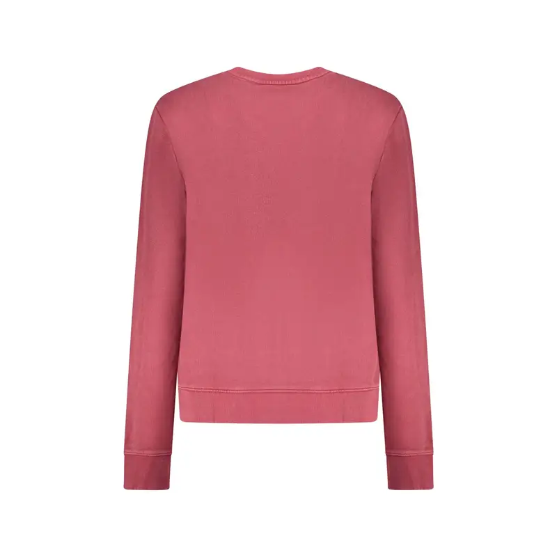 Felpa Maniche Lunghe Donna Rossa Ricamo Rosso miniatura 2