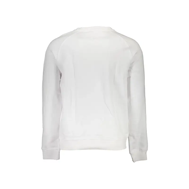 Felpa Maniche Lunghe Uomo Bianca Ricamo Bianco miniatura 2