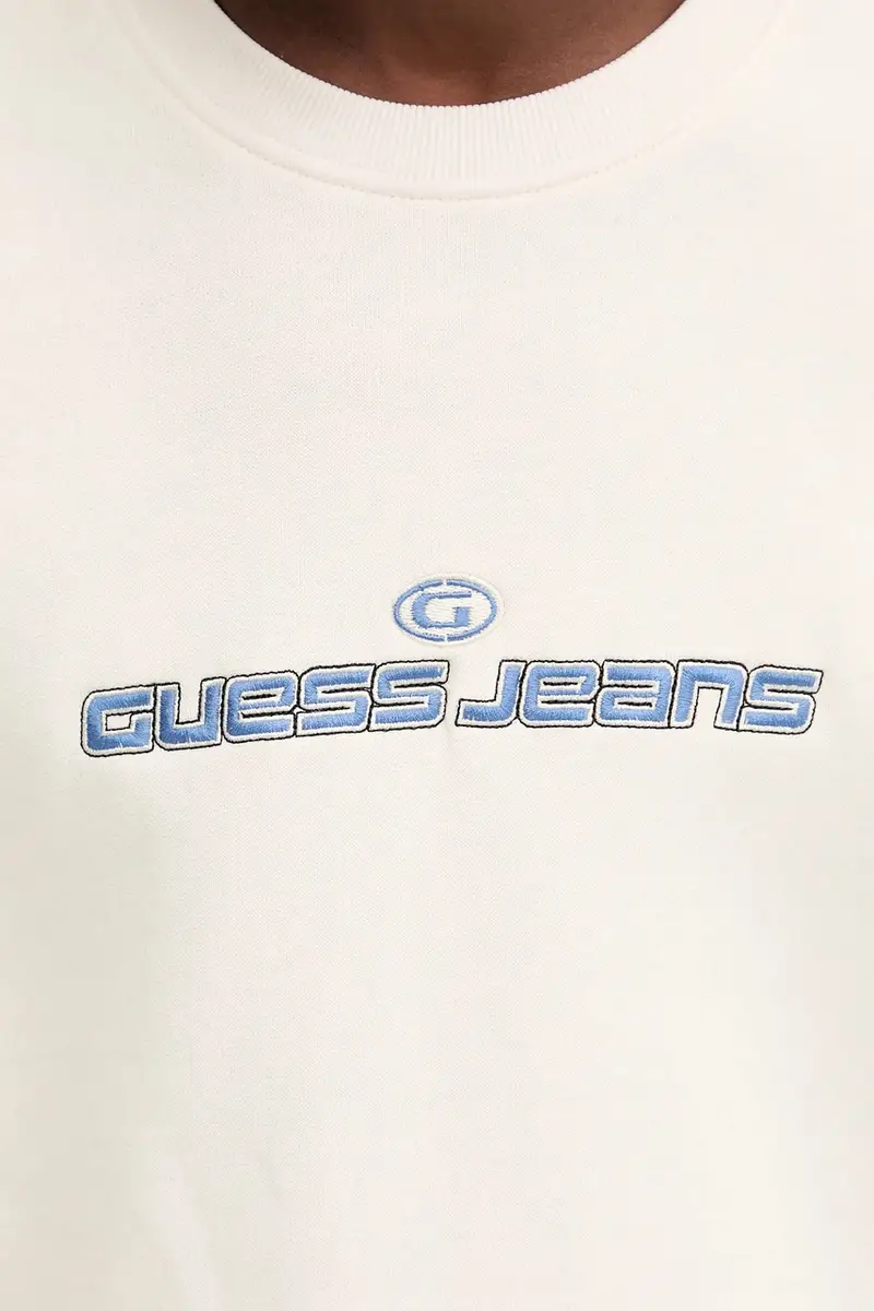 felpa uomo colore beige con applicazione M5BQ24 K9V31 miniatura 5