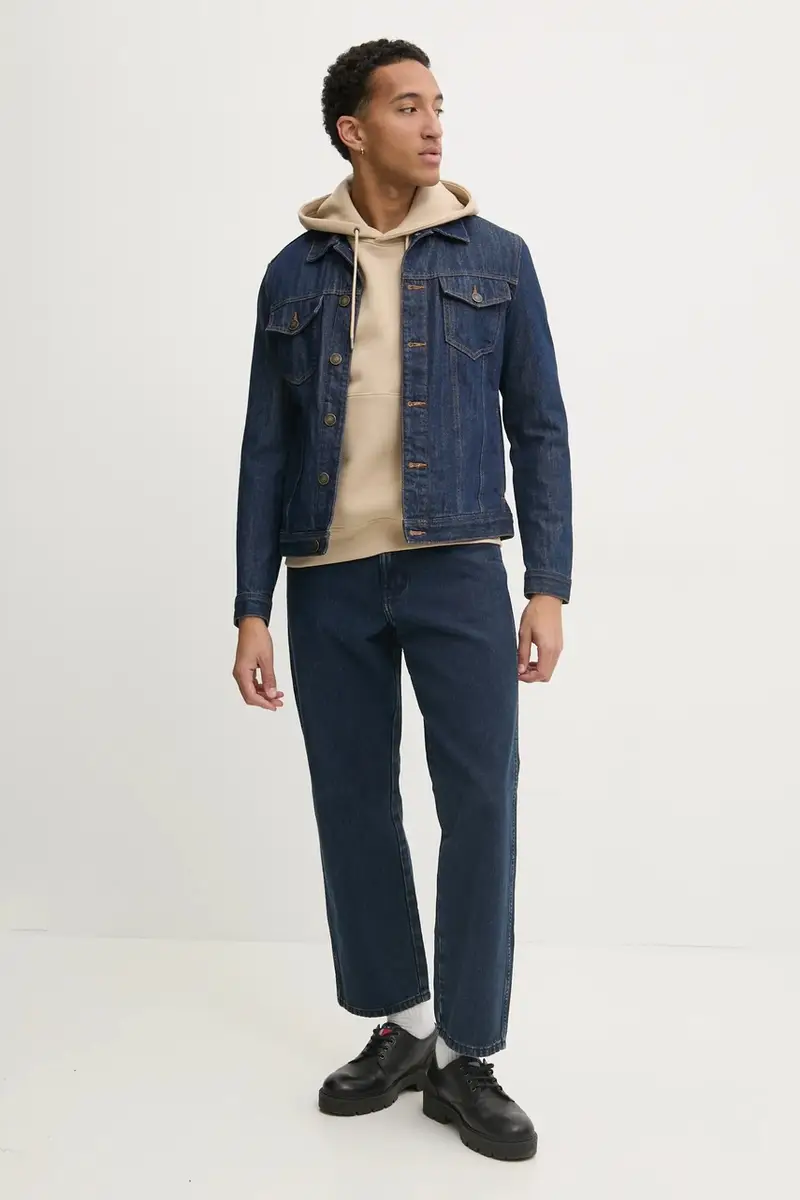 felpa uomo colore beige con cappuccio M4YQ22 K9V31 miniatura 2