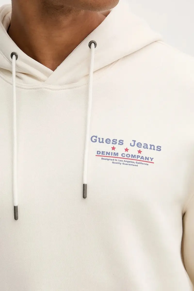 felpa uomo colore beige con cappuccio M5BQ27 K9V31 miniatura 5