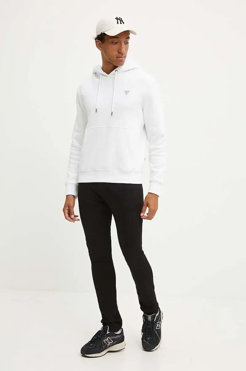 felpa uomo colore bianco con cappuccio M4YQ22 K9V31 miniatura 2