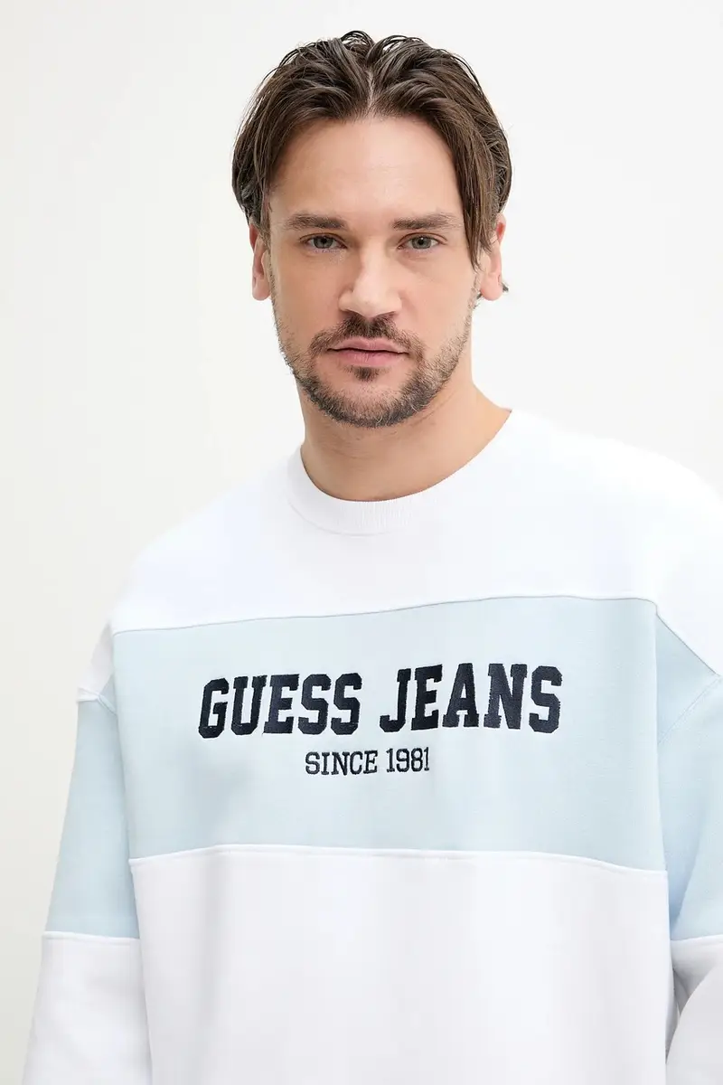 felpa uomo colore bianco M4BQ39 K9V31 miniatura 4