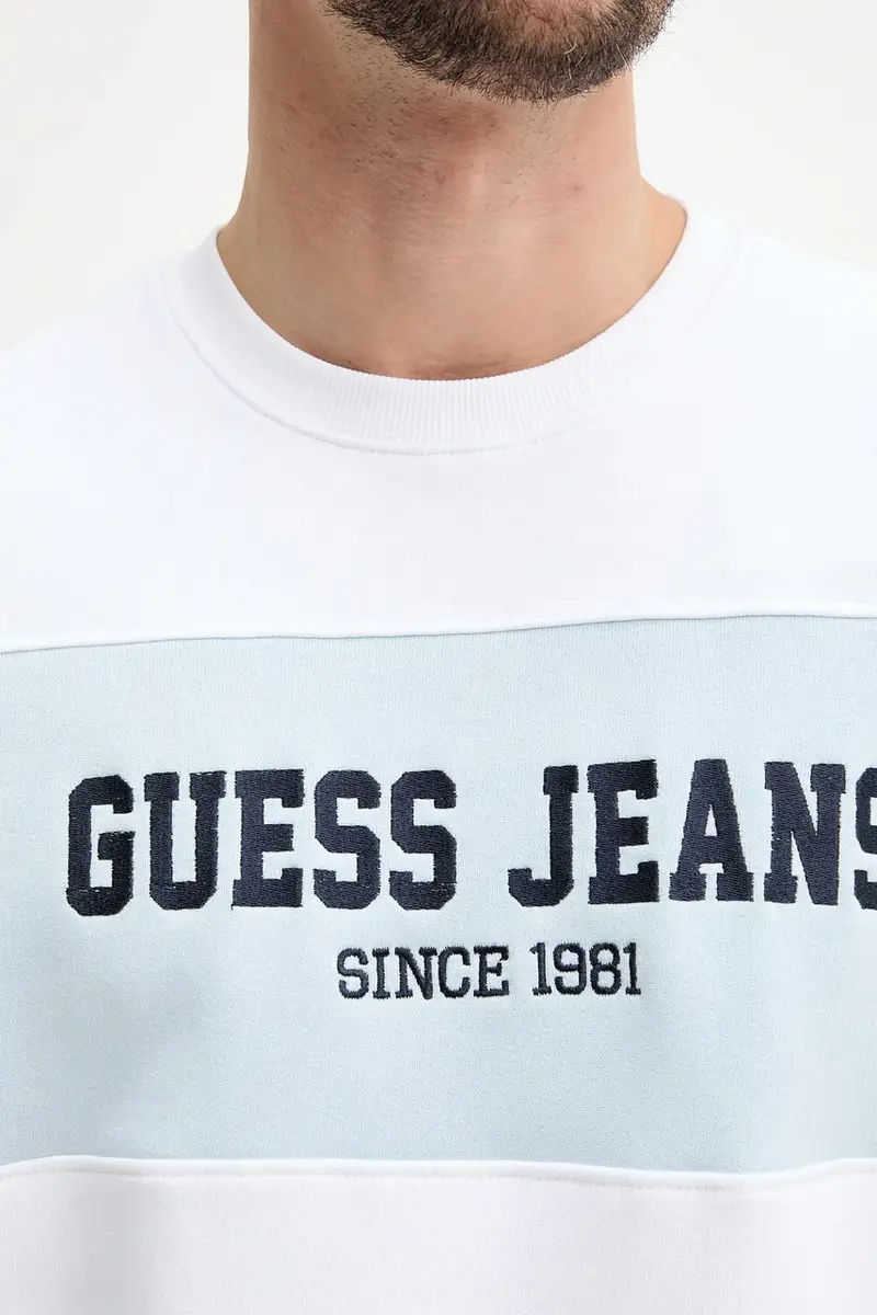 felpa uomo colore bianco M4BQ39 K9V31 miniatura 5