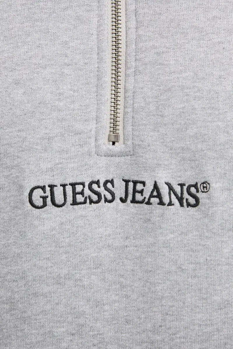 felpa uomo colore grigio con applicazione M5RQ42 KCPR1 miniatura 5