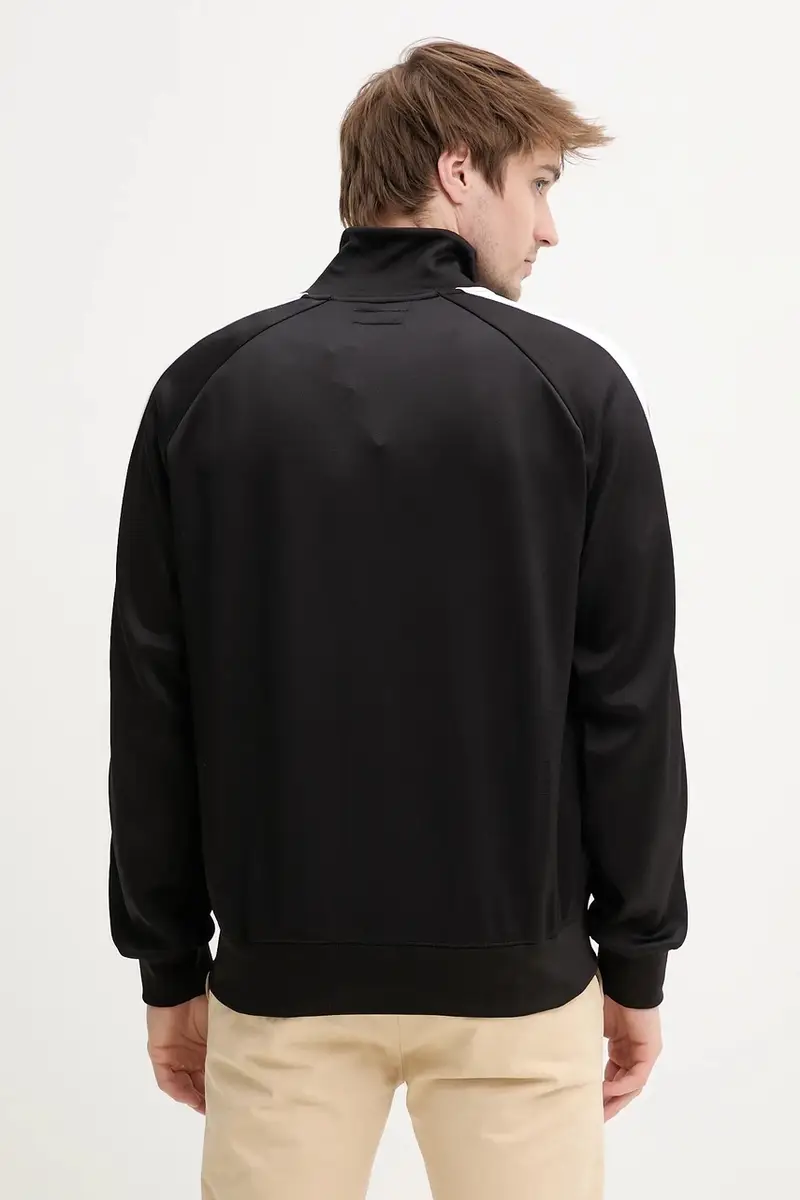 felpa uomo colore nero con applicazione M5GQ29 KB212 miniatura 3