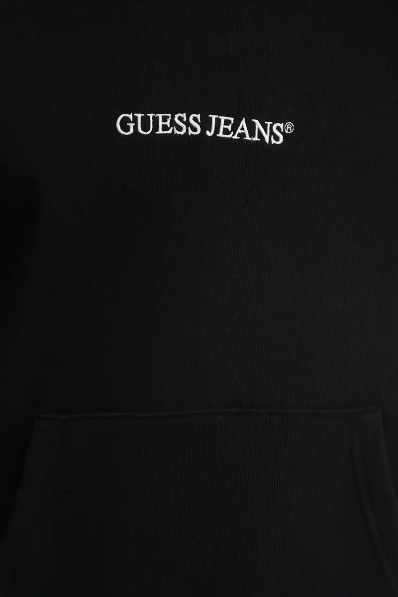 felpa uomo colore nero con cappuccio con applicazione M5RQ38 KCPR1 miniatura 5