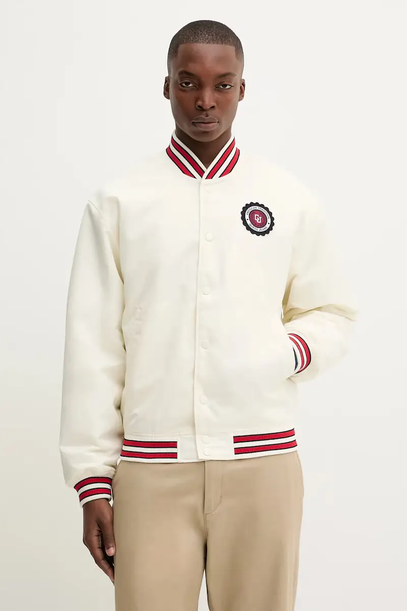 giacca bomber colore beige M5YL15 WHAA2