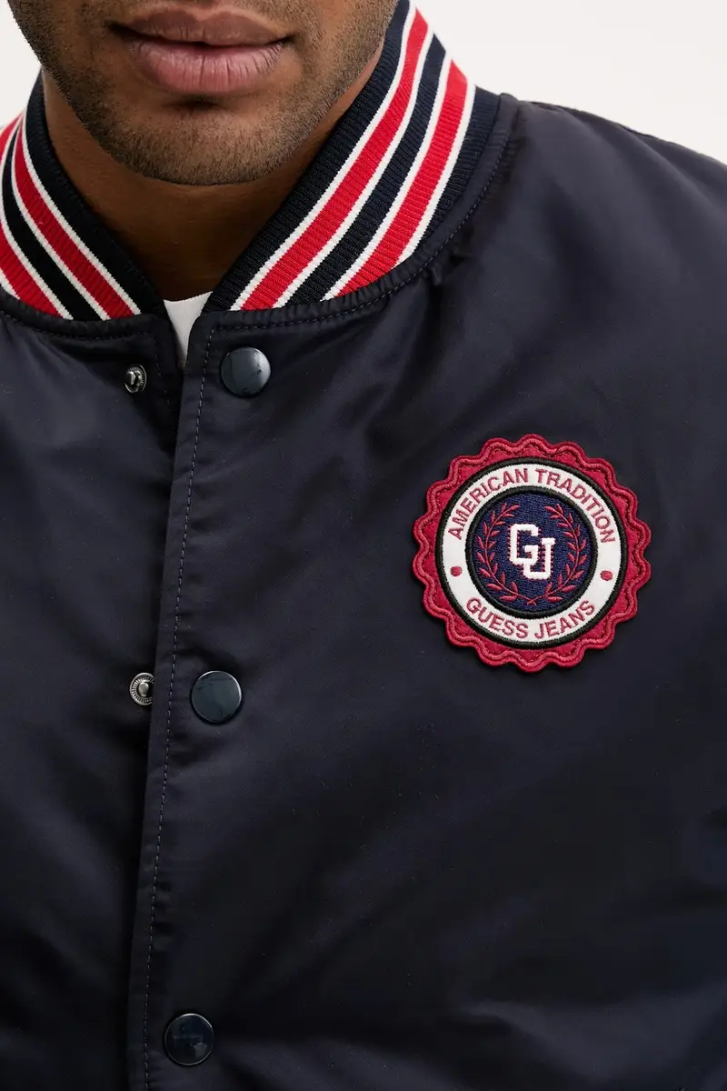 giacca bomber colore blu navy M5YL15 WHAA2 miniatura 5