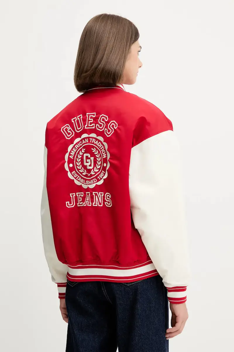 giacca bomber colore rosso W5YL15 WHAA2 miniatura 3