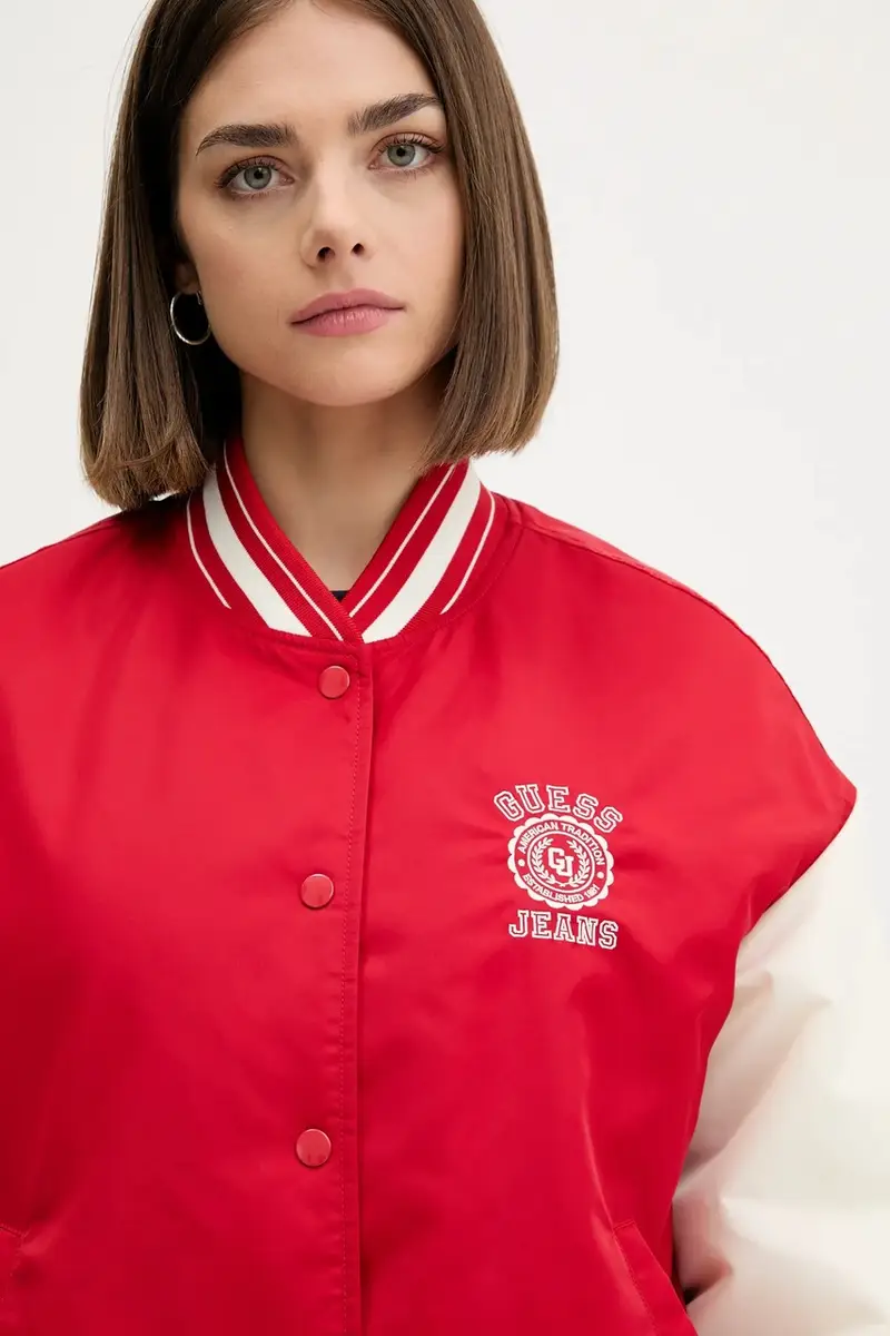 giacca bomber colore rosso W5YL15 WHAA2 miniatura 4