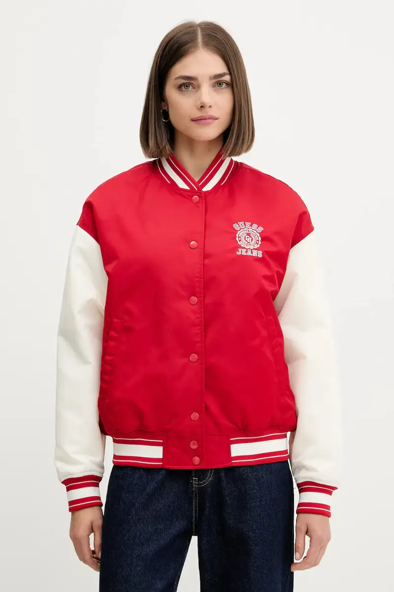 giacca bomber colore rosso W5YL15 WHAA2