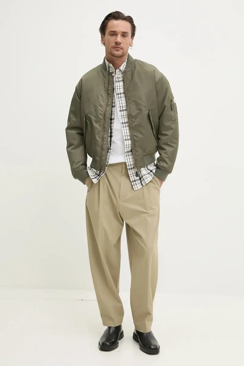 giacca bomber colore verde M5RL81 WHAA2 miniatura 2