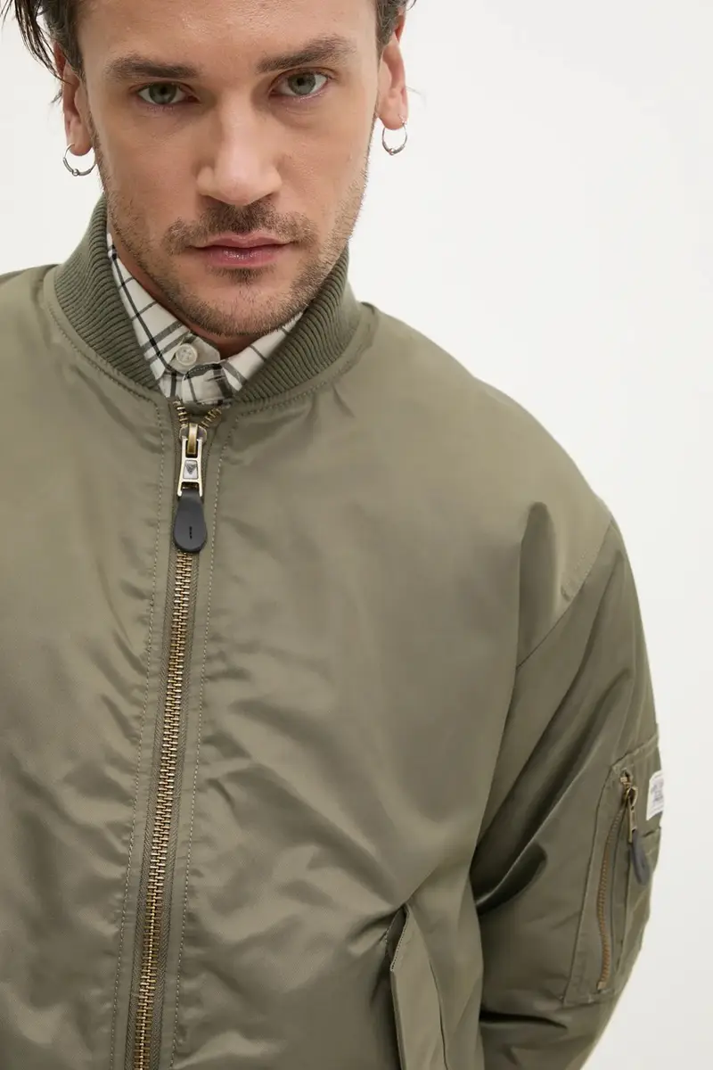 giacca bomber colore verde M5RL81 WHAA2 miniatura 4