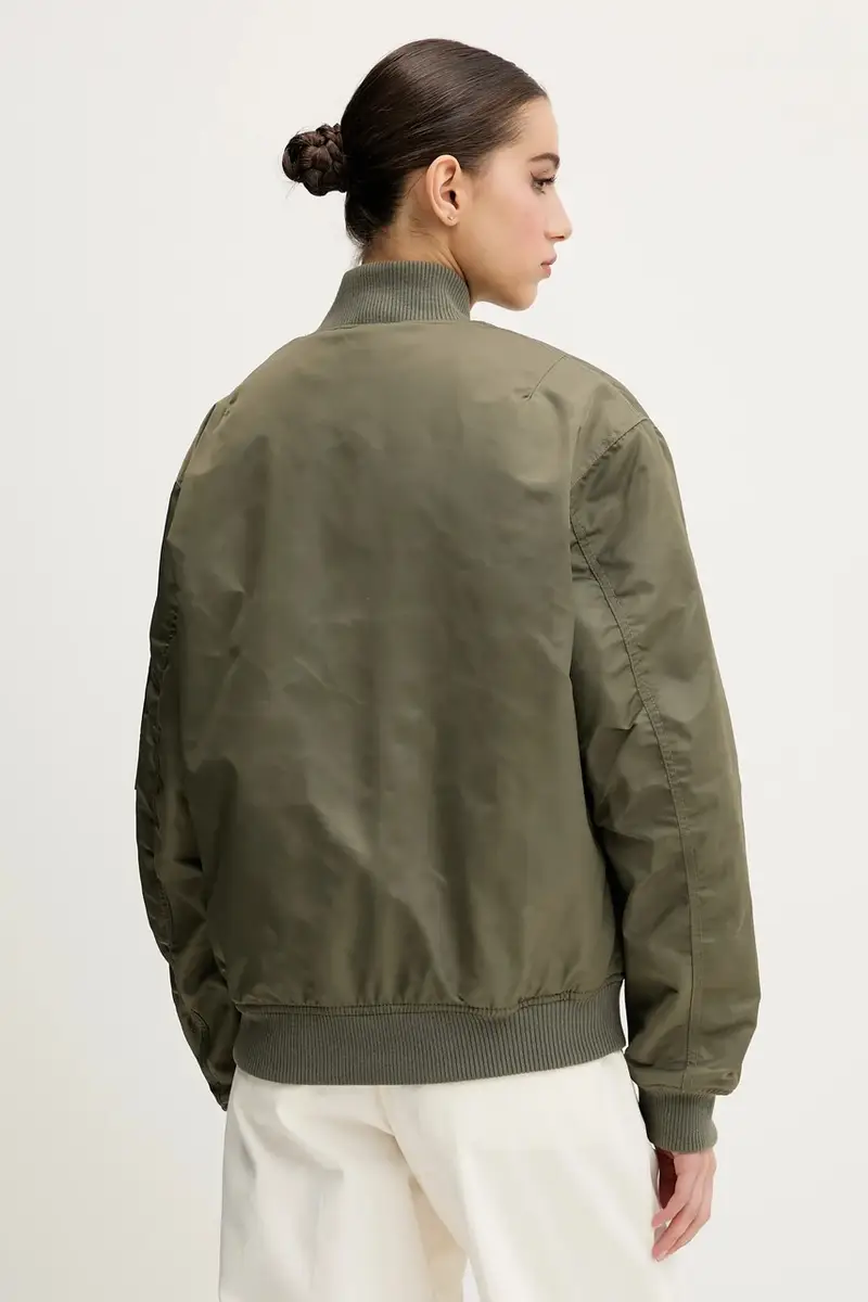 giacca bomber donna colore marrone W5RL81 WHAA2 Verde miniatura 3