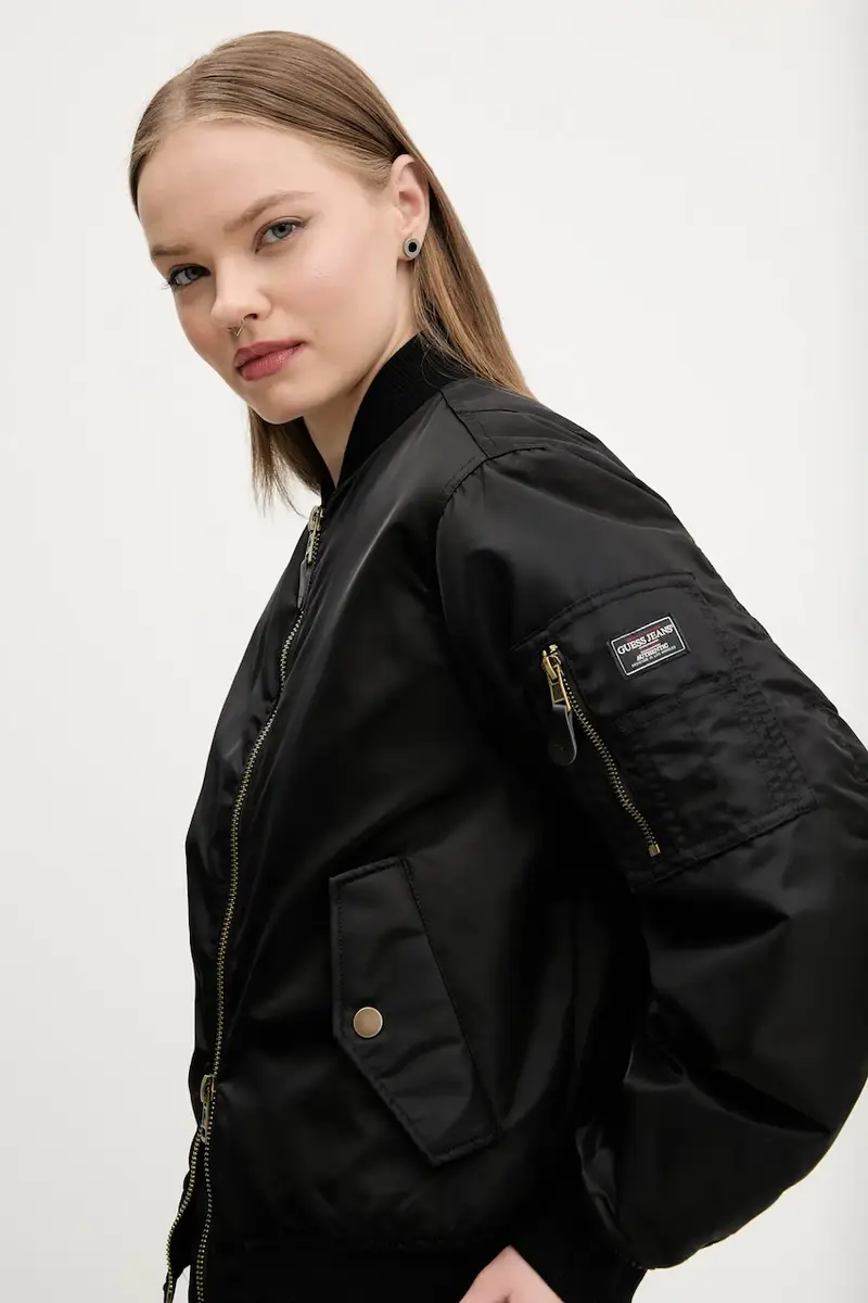 giacca bomber donna colore nero W5RL81 WHAA2 miniatura 3