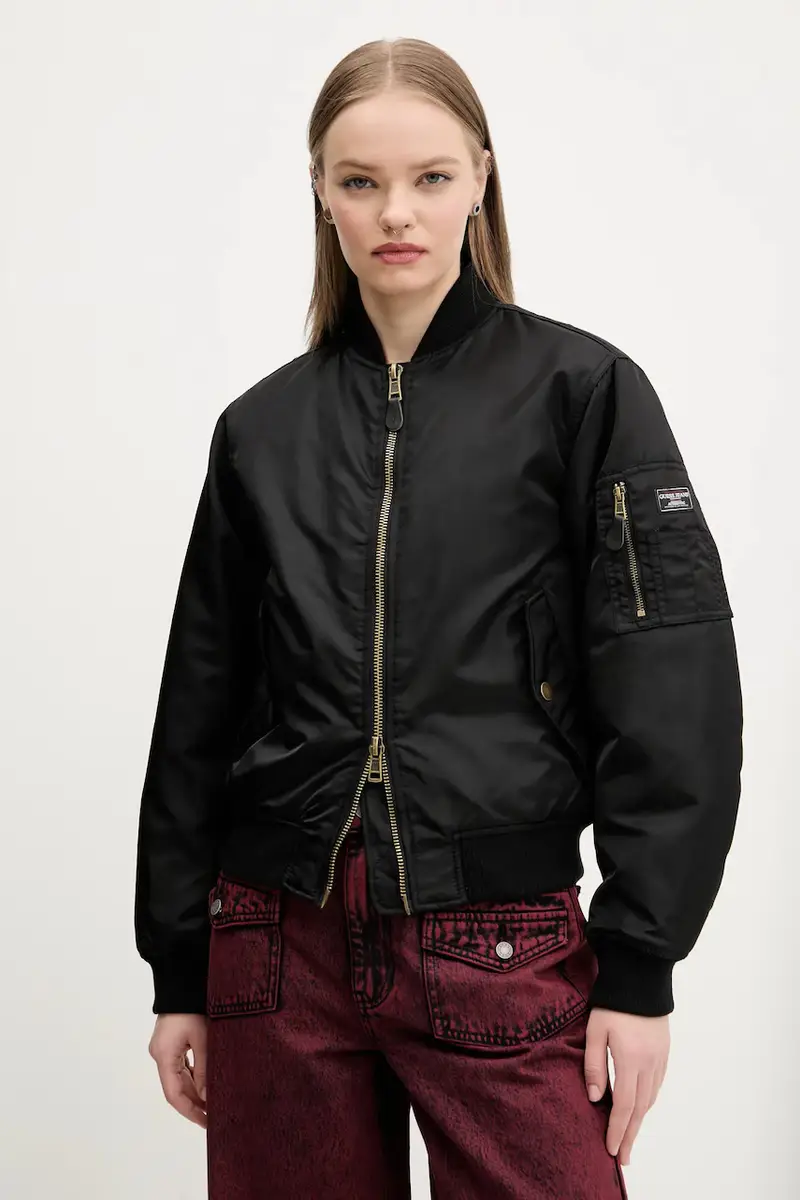 giacca bomber donna colore nero W5RL81 WHAA2