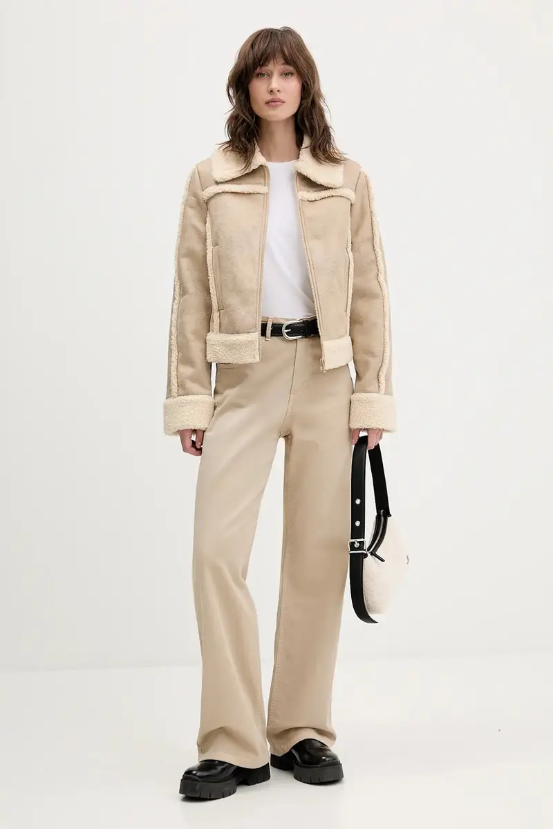 giacca colore beige W5BL13 W1862 miniatura 2