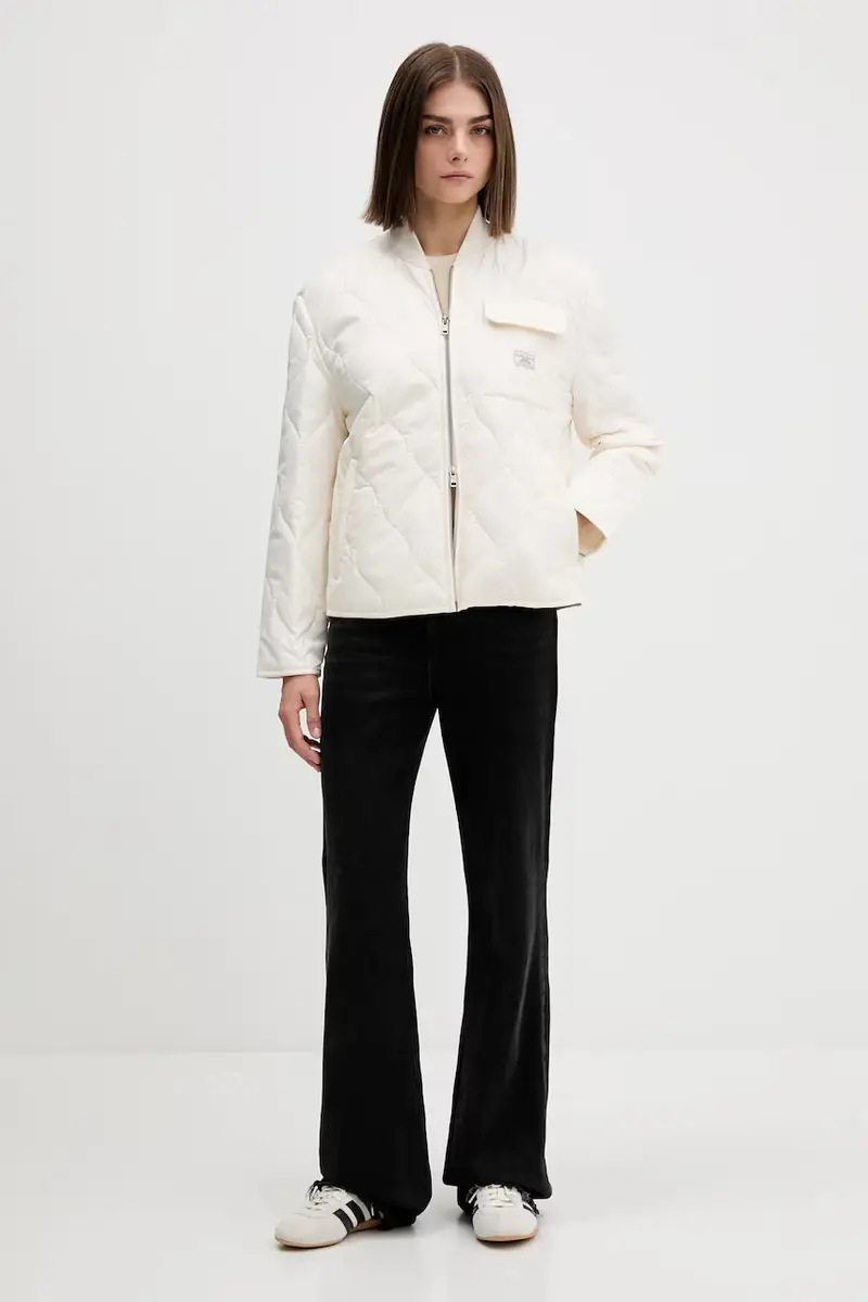 giacca colore bianco W5YL26 WHG02 Beige miniatura 2