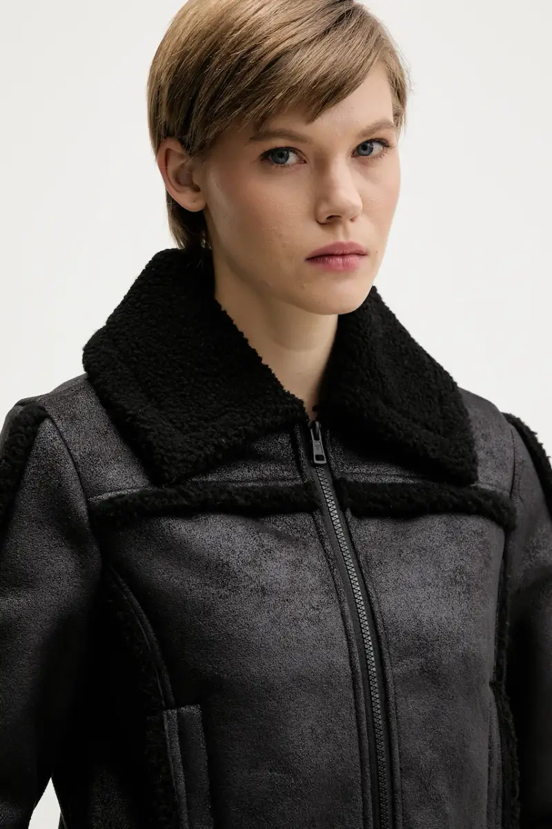 giacca colore nero W5BL13 W1862 miniatura 4