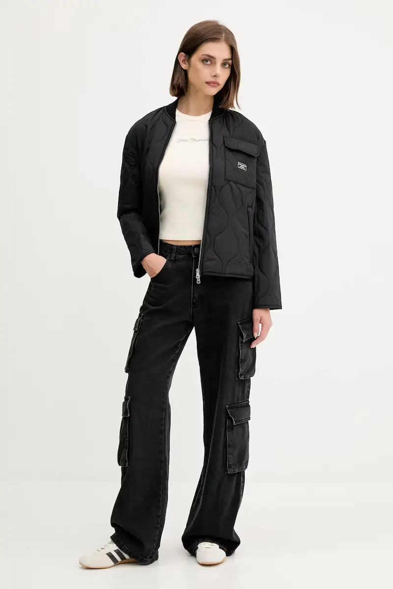 giacca colore nero W5YL26 WHG02 miniatura 2