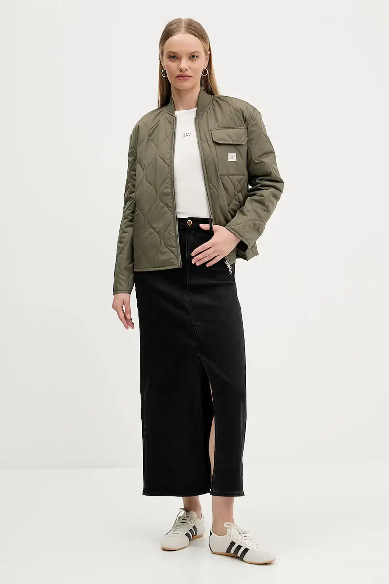 giacca colore verde W5YL26 WHG02 miniatura 2