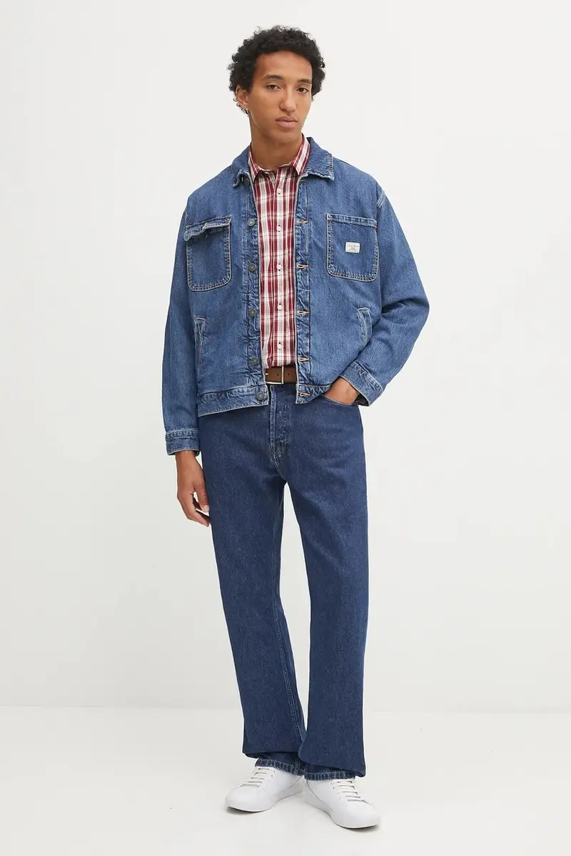 giacca di jeans colore blu M5YN50 D5M54 miniatura 2