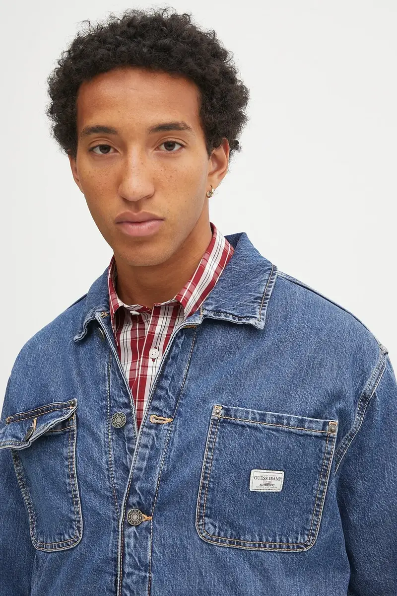 giacca di jeans colore blu M5YN50 D5M54 miniatura 4