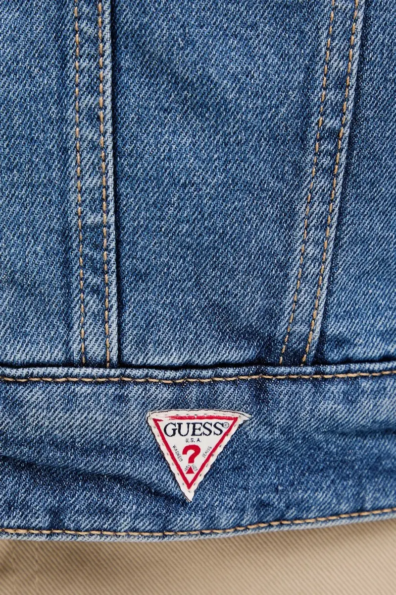 giacca di jeans colore blu W4BN64 D5CC3 miniatura 5