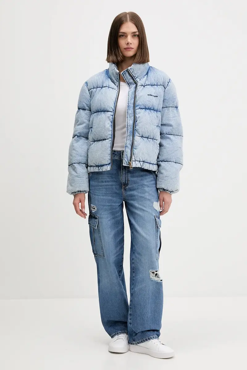 giacca di jeans colore blu W5BL85 D6181 miniatura 2