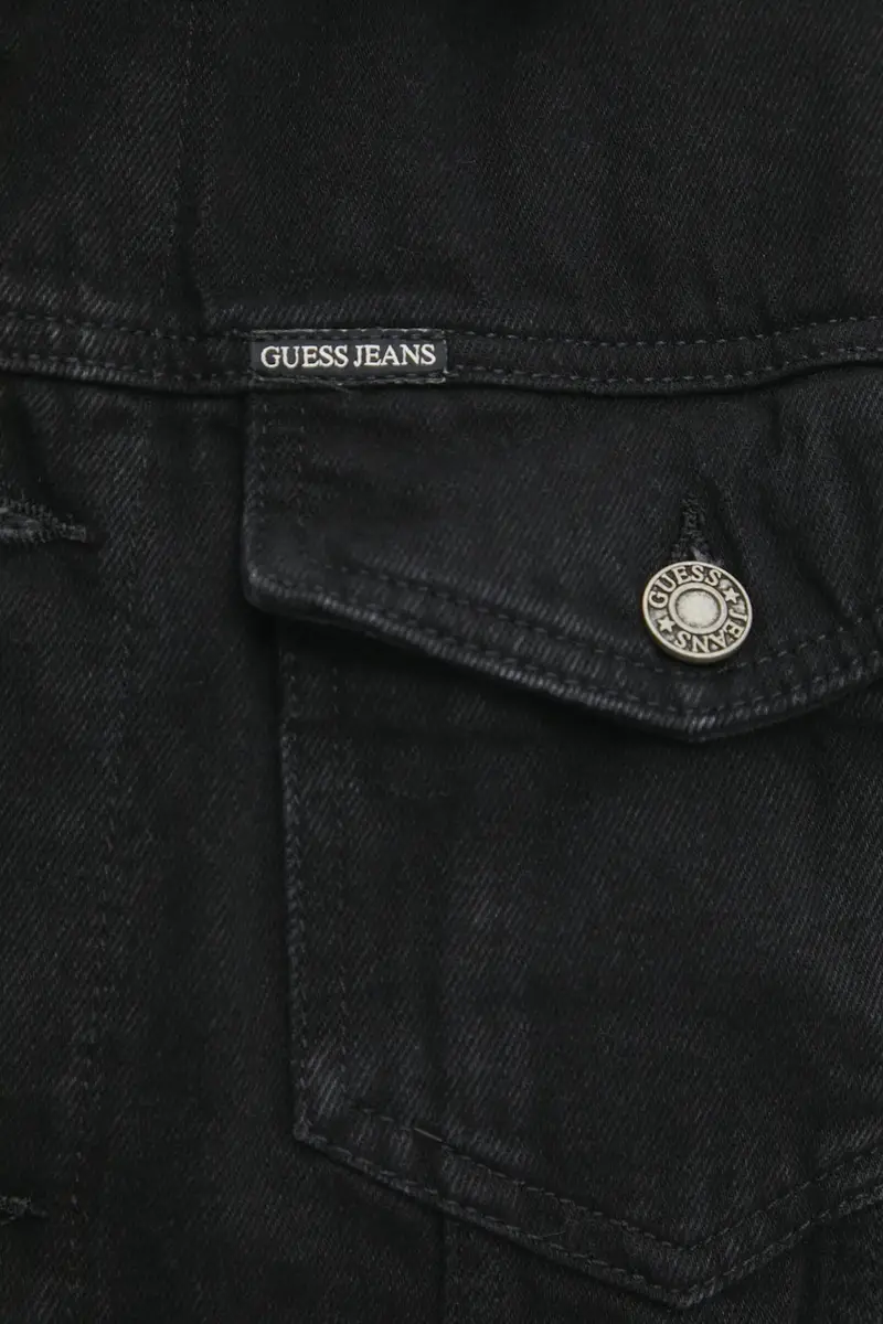 giacca di jeans colore nero M4BN38 D5EK2 miniatura 5