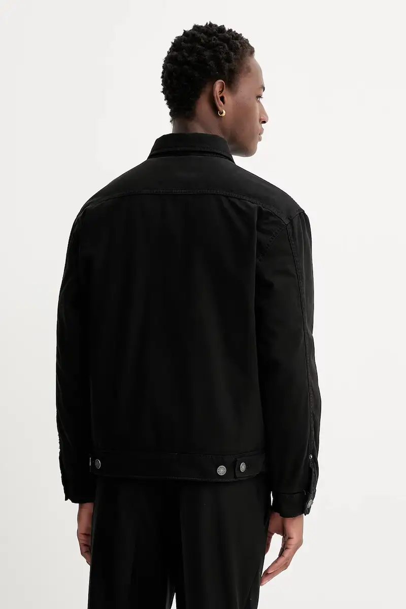 giacca di jeans colore nero M5YL26 WHFR1 miniatura 3