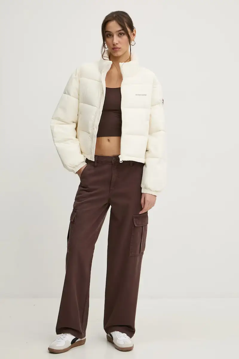 giacca donna colore beige W4BL20 WGII2 miniatura 2