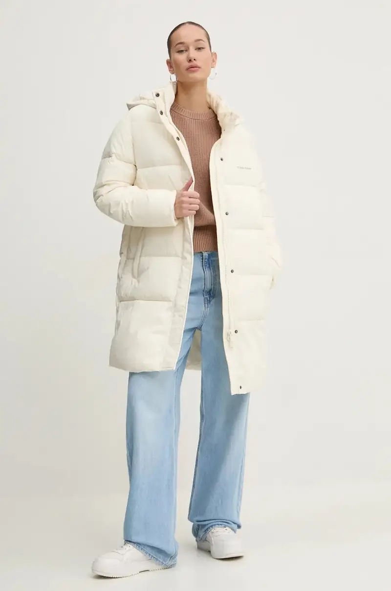 giacca donna colore beige W4BL24 WGII2 miniatura 2