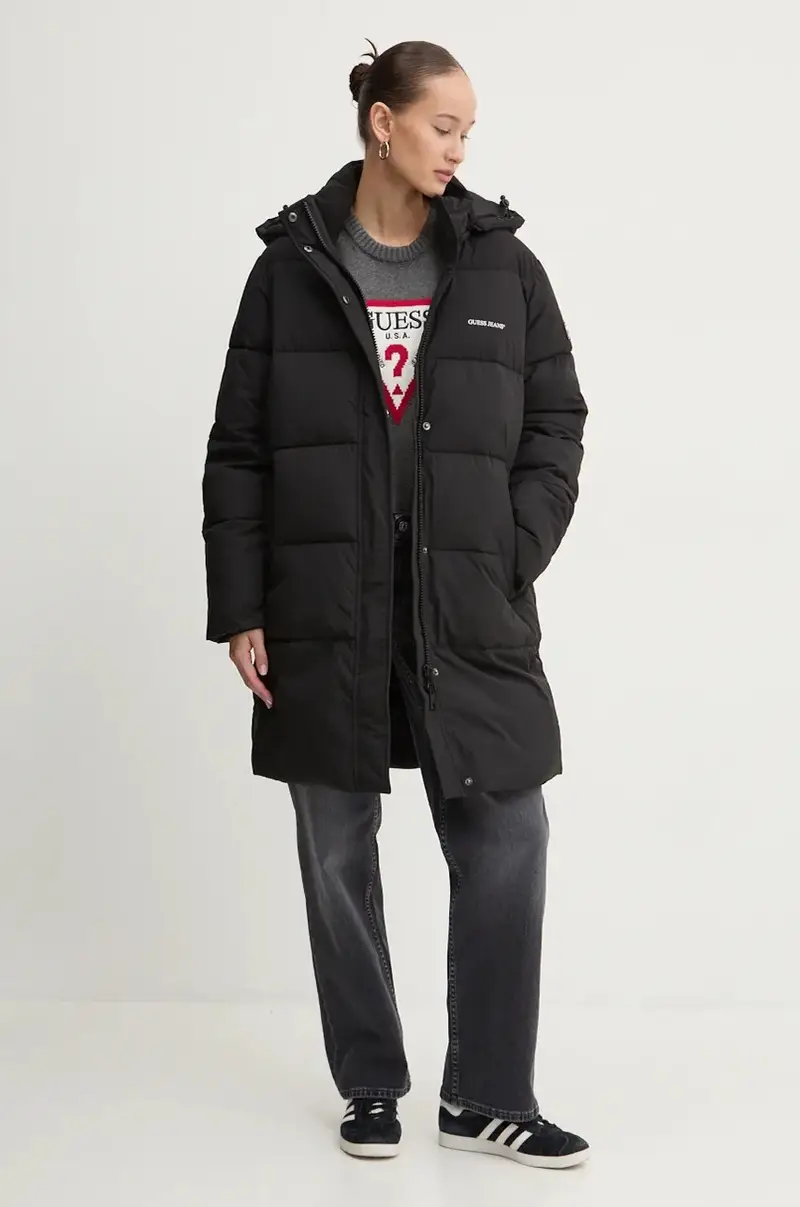 giacca donna colore nero W4BL24 WGII2 miniatura 2